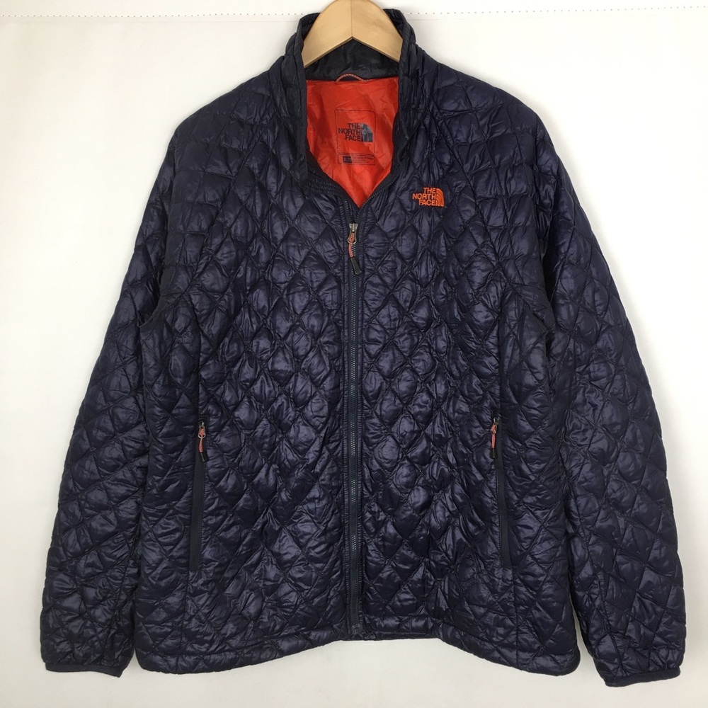 The North Face ThermoBall Nylon Jacket Women’s Sz XL Blue Lightweight Puffer